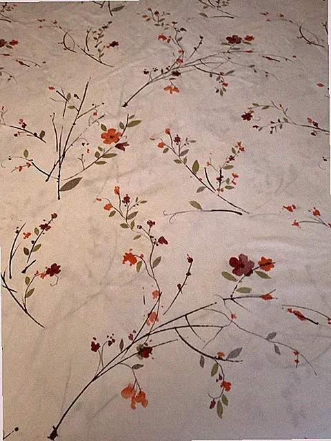 4 Pc Crate & Barrel Sakura KING Duvet Cover 1King Sham 2 Standard P/cases EPOC