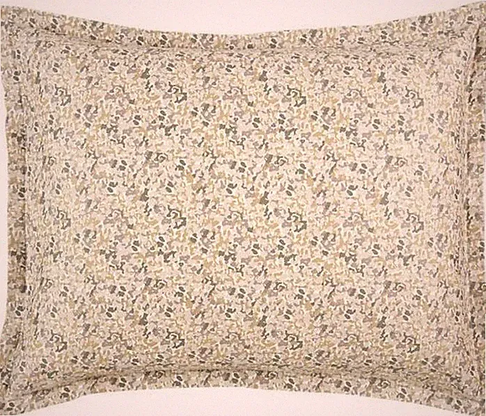 Crate & and Barrel CLOVE KING PILLOW SHAMS x 2- NEUTRAL- NEW- NIP-NEW
