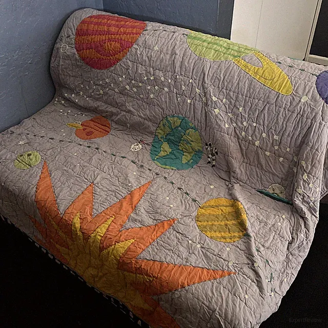 Crate And Barrel Glow In The Dark Space FULL/QUEEN Quilt Land Of Nod Retired