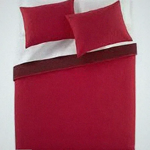 Crate & and Barrel LOREN RED F/Q Coverlet/Quilt-NWOT & 2 Standard Shams-NIP