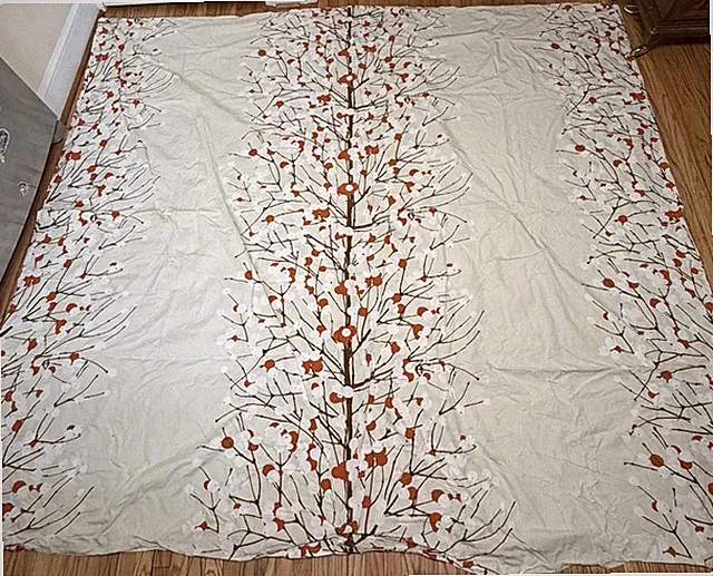 Crate Barrel Marimekko Duvet Cover Pillowcases Full Queen Lumimarja Comforter